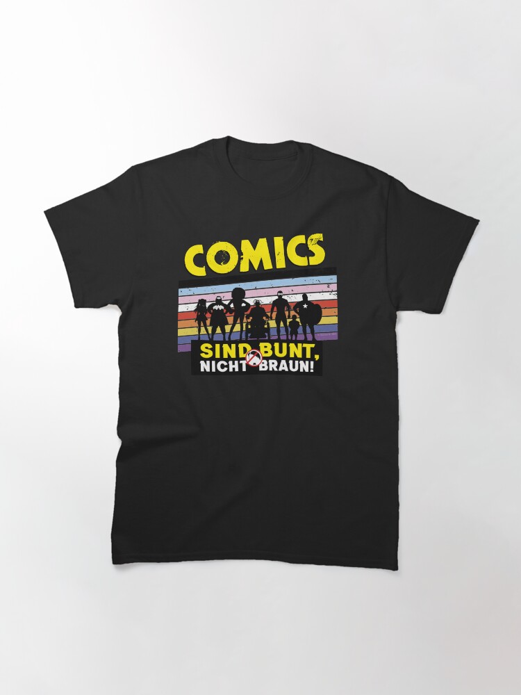 Thumbnail 3 von 7, Classic T-Shirt, Comics sind bunt! designt und verkauft von Yellocatbean.