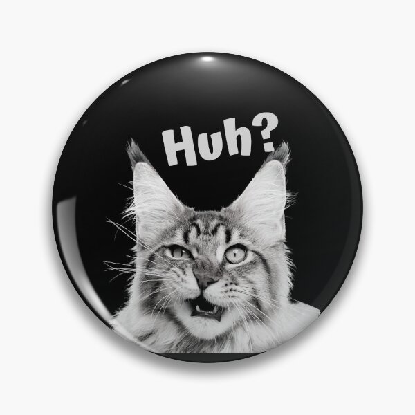 Item preview, "Huh?" Funny confused cat designed and sold by Nyanko-Sempai.