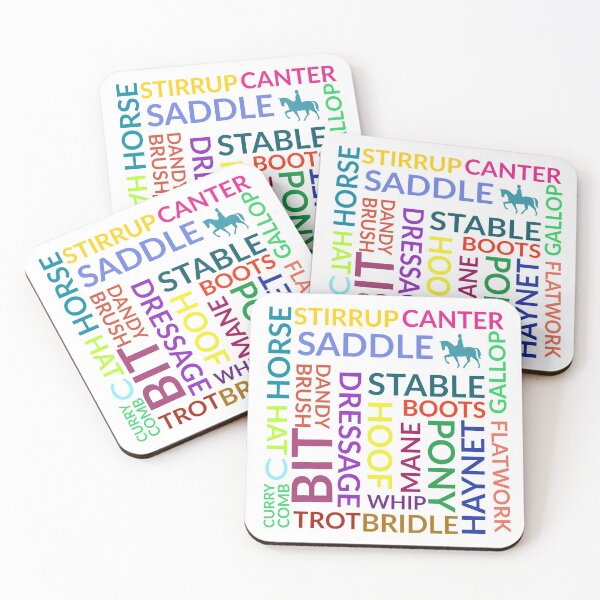 Item preview, Horsey words designed and sold by Gingatoo.