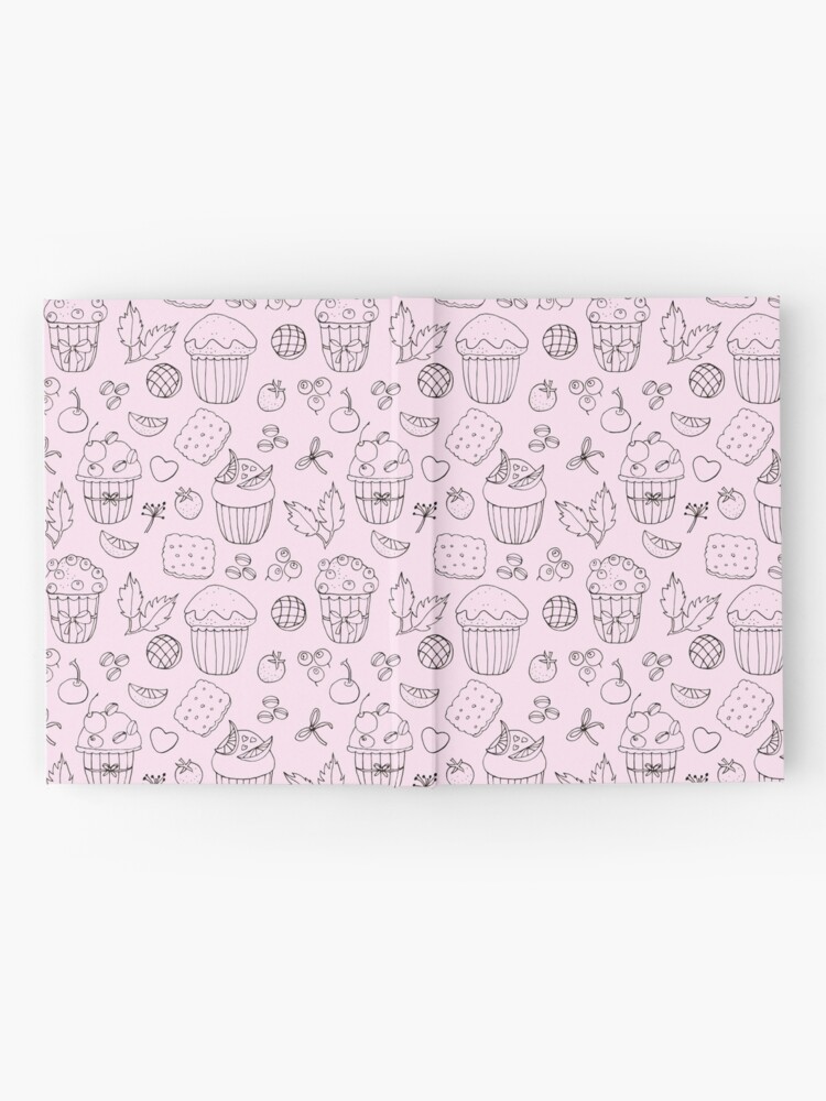 Alternate view of Muffins line art Hardcover Journal