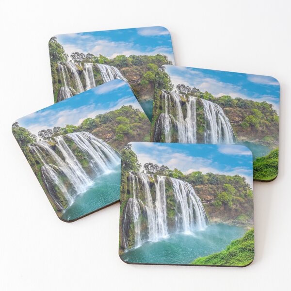 Item preview, China Waterfall With Mountain Landscape designed and sold by JTS STORE.
