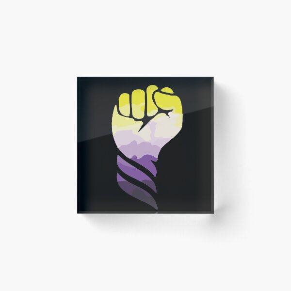 Item preview, Non-binary: standing and proud designed and sold by Cheerocki.