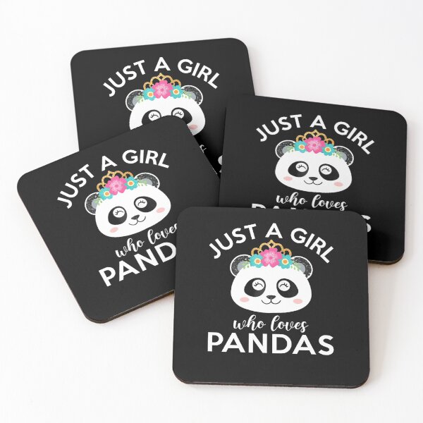 Item preview, Panda Just A Girl Who Love Pandas - Funny Best Gift Ideas For Panda Lovers Girl Mothers Day designed and sold by NDTStore.