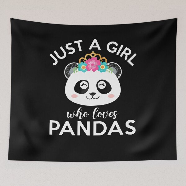 Item preview, Panda Just A Girl Who Love Pandas - Funny Best Gift Ideas For Panda Lovers Girl Mothers Day designed and sold by NDTStore.
