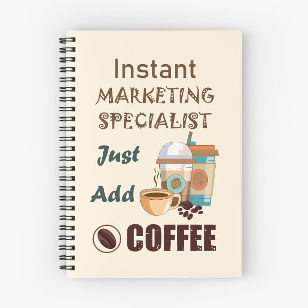 Item preview,  Instant marketing specialist  just add to me coffee, dark text  funny coffee lovers marketing specialist job ,marketing specialist humor, marketing specialist joke, marketing specialist meme, designed and sold by SGS-.