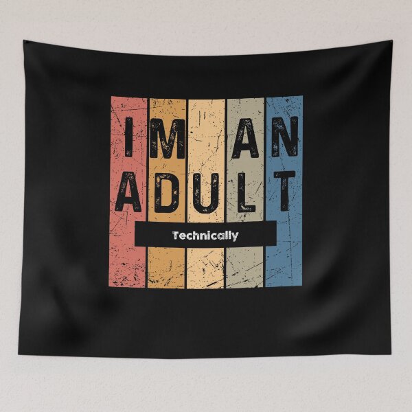 Item preview, I'm an Adult Technically - Funny Best Gift Ideas18th Birthday Gift designed and sold by NDTStore.