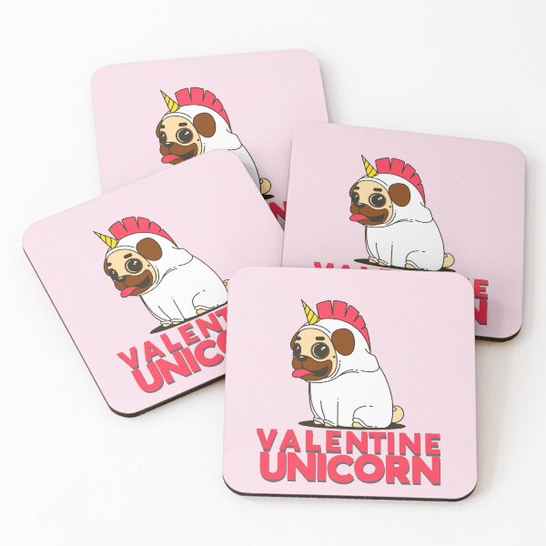 Item preview, Valentine's day unicorn designed and sold by BrokeHustler.