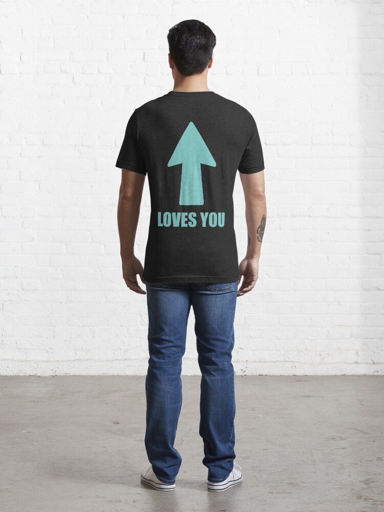Alternate view of Loves you, Arrow Essential T-Shirt