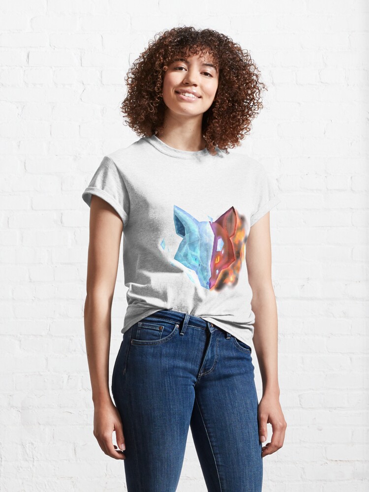Alternate view of born from fire and ice Classic T-Shirt