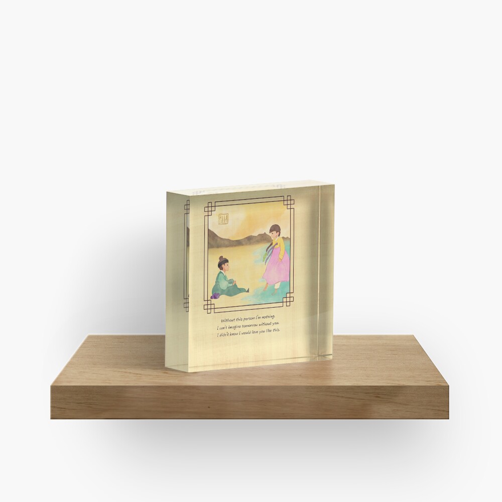 my heart in your eyes 36 Acrylic Block