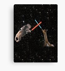 Star Wars the Koala strikes back Canvas Print