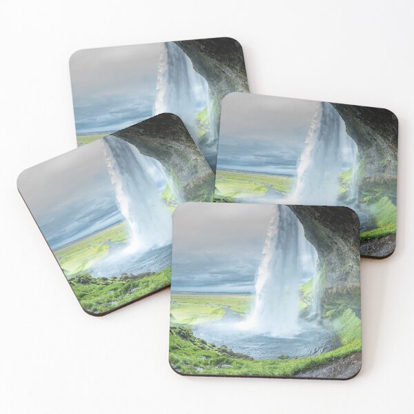 Item preview, Iceland Waterfall Landscape designed and sold by JTS STORE.