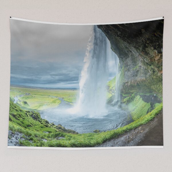 Item preview, Iceland Waterfall Landscape designed and sold by JTS STORE.