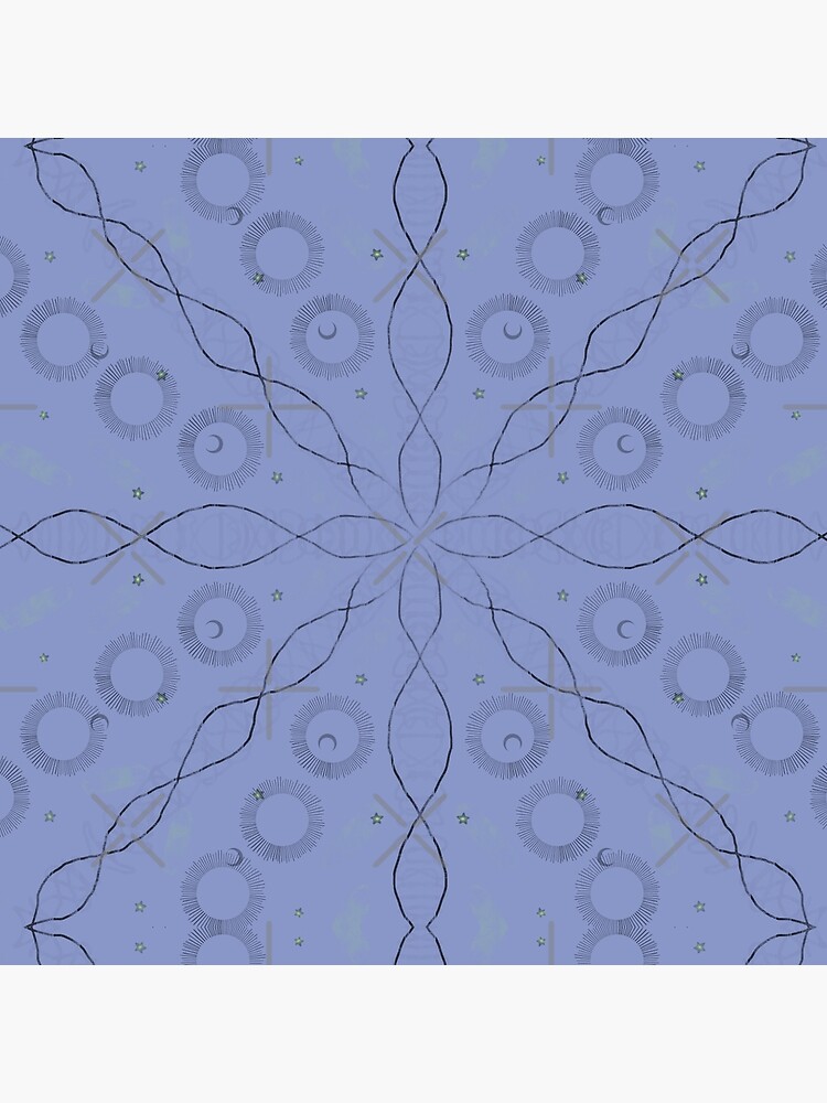 LILAC TAPESTRY: Witchy, Stars, and Waves by RedAmant