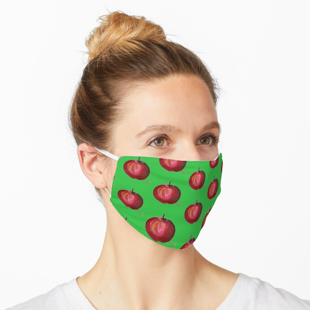 Big red Apple Mask