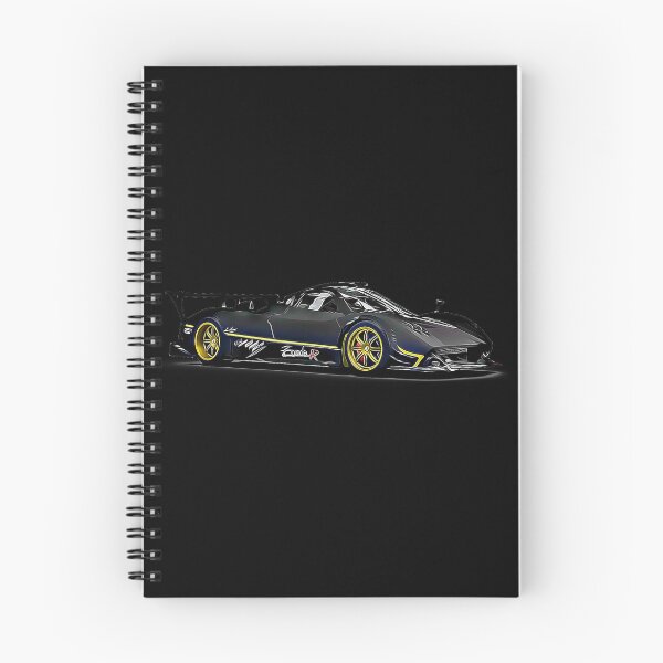 Item preview, Pagani Zonda R Supercar Racing Cartoon Negro designed and sold by Auto-Prints.