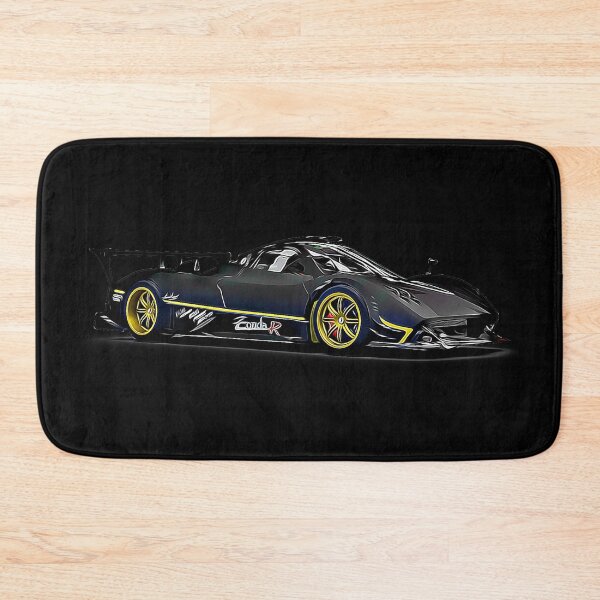 Item preview, Pagani Zonda R Supercar Racing Cartoon Black designed and sold by Auto-Prints.
