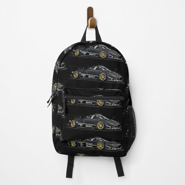 Item preview, Pagani Zonda R Supercar Racing Cartoon Black designed and sold by Auto-Prints.