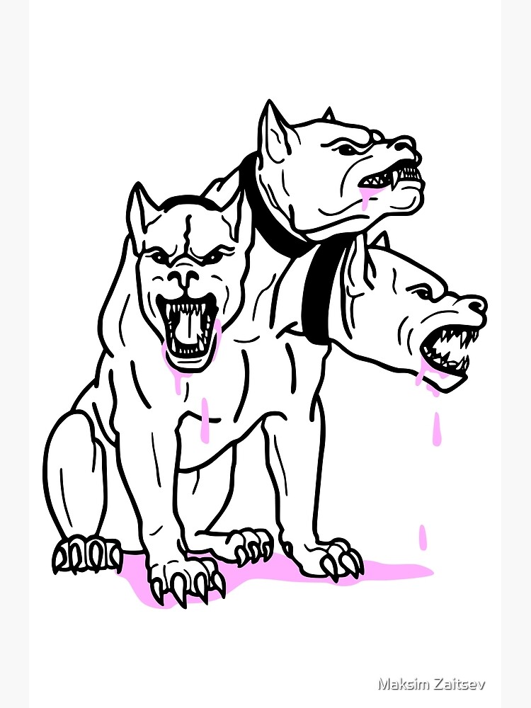 Cerberus Pink Ink by MaxGraphic