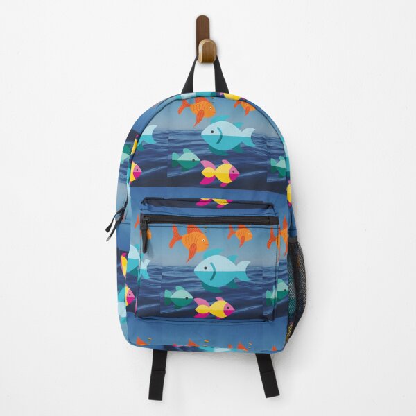 Item preview, Colourful pink yellow and golden fishes in the ocean designed and sold by ThamaraiSelvi.