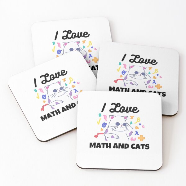 Item preview, I Love Math And Cats designed and sold by momsnpops.