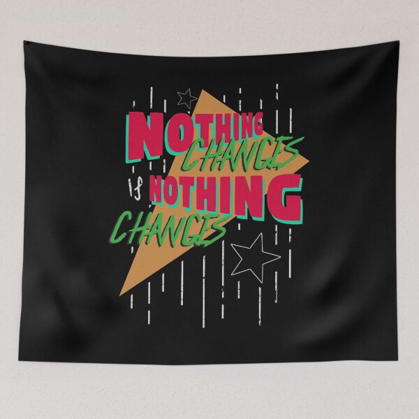 Item preview, 80's Retro Political Activism Change Quote Cool designed and sold by sillyquestions.