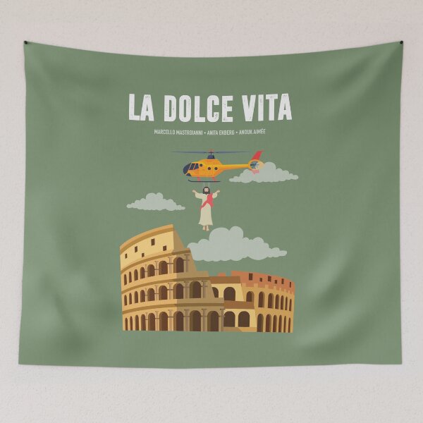 Item preview, La Dolce Vita - Alternative Movie Poster designed and sold by MoviePosterBoy.