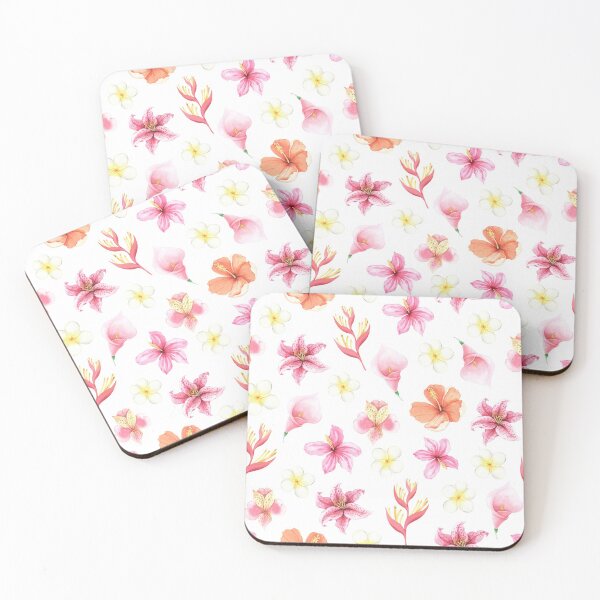 Item preview, Colorful Tropical Floral designed and sold by Hatomomox.