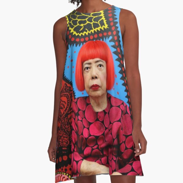 yayoi kusama is artist A-Line Dress