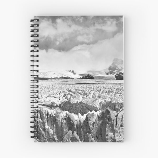 Item preview, Perito Moreno Glacier Patagonia B&W designed and sold by Hoiho Adventure Shirts.