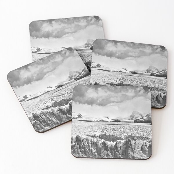 Item preview, Perito Moreno Glacier Patagonia B&W designed and sold by Hoiho Adventure Shirts.