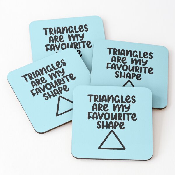 Item preview, Triangles are my favourite shape designed and sold by letterbrighter.