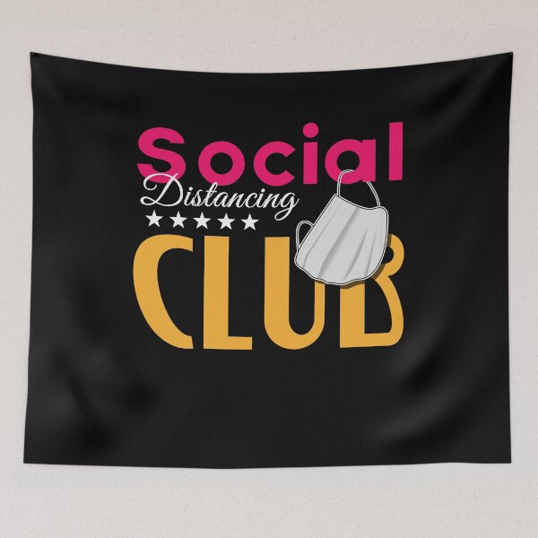 Item preview, Social Distancing Funny Quote Retro Vintage Style designed and sold by sillyquestions.