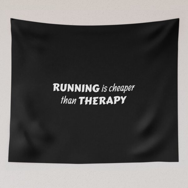 Item preview, Running is cheaper than therapy, Runners, Iron-fisted, Mingy designed and sold by cyhdesign.