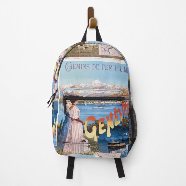 Item preview, Genève Travel Poster Vintage Geneva, Switzerland Travel designed and sold by cutesy.