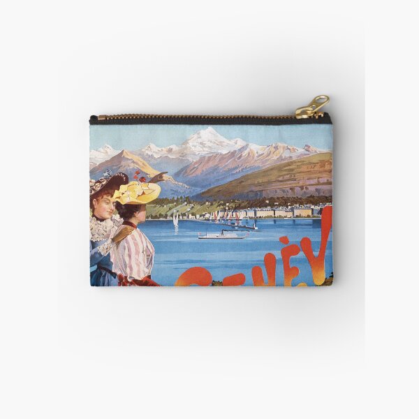 Item preview, Genève Travel Poster Vintage Geneva, Switzerland Travel designed and sold by cutesy.