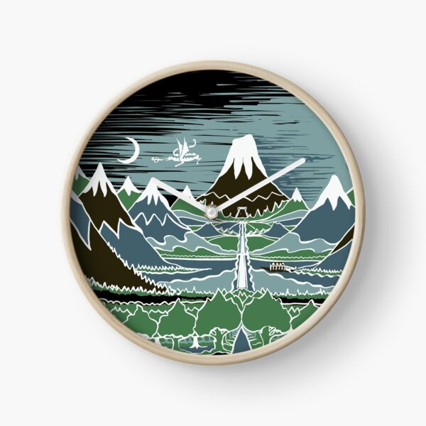 Item preview, A Halflings journey on a mountain path through an elven wood in the style of J.R.R.Tolkien designed and sold by Designwebjae.