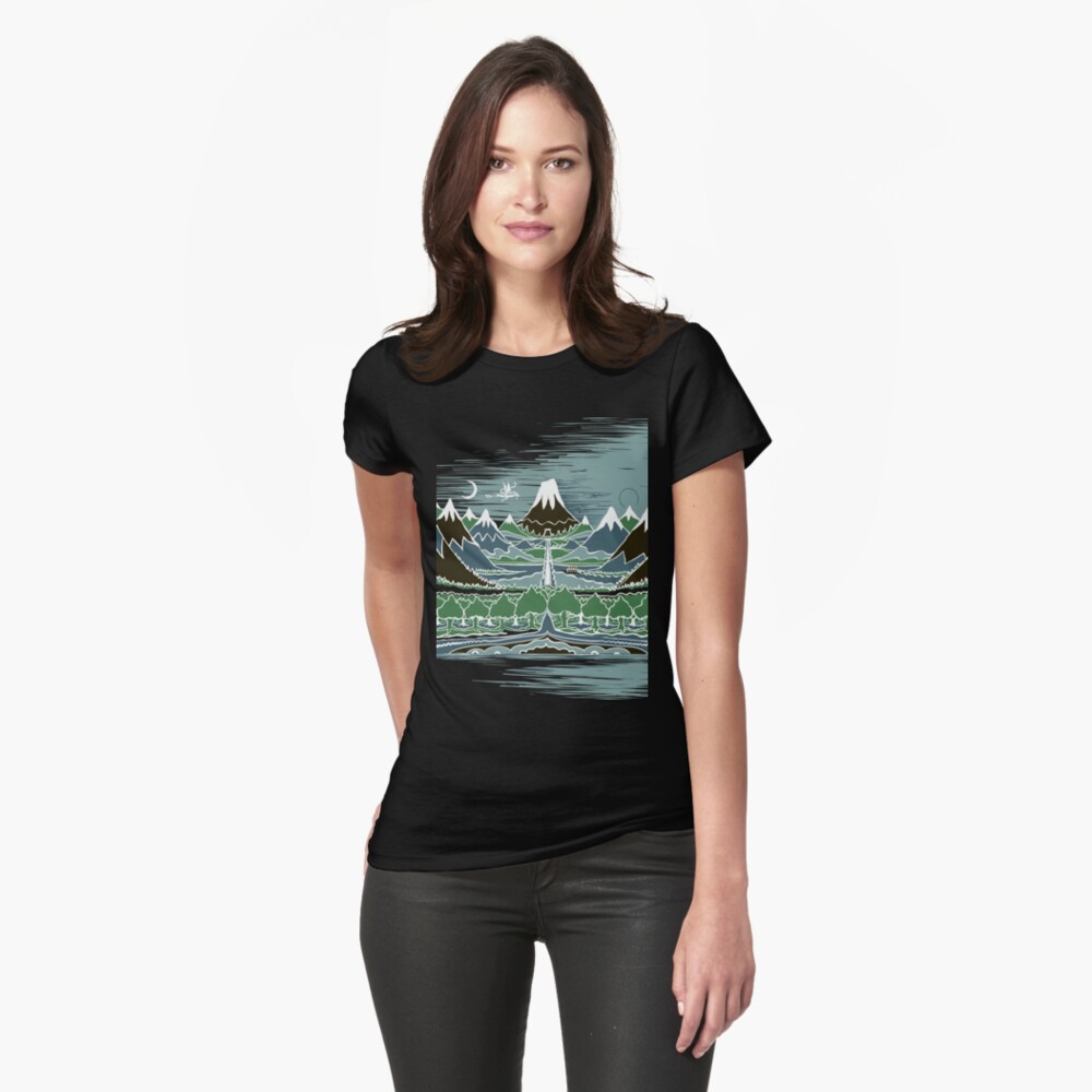 Item preview, Fitted T-Shirt designed and sold by Designwebjae.