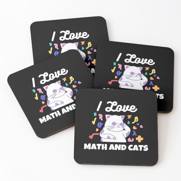 Item preview, I Love Math And Cats designed and sold by momsnpops.