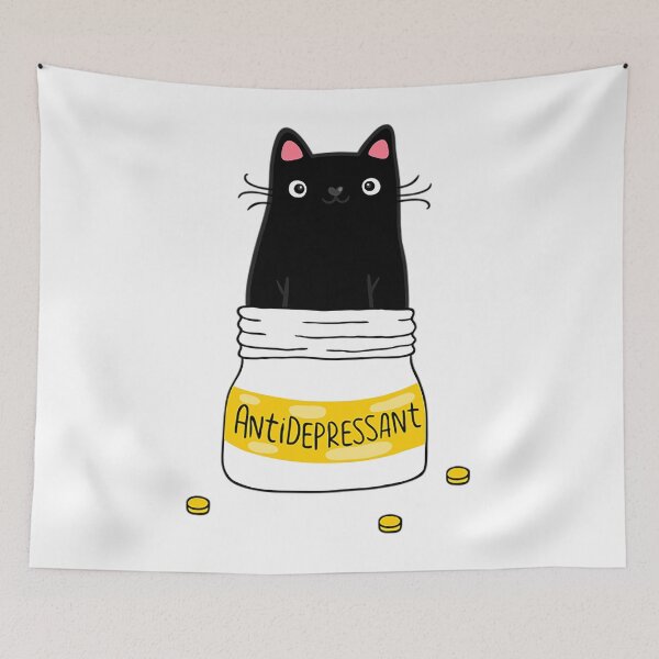 Item preview, Cats T-ShirtFur antidepressant designed and sold by MarcusLyara.