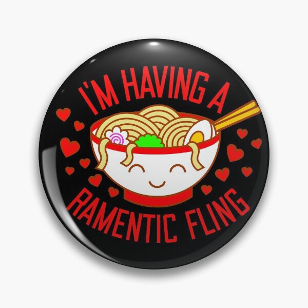 Item preview, I'm Having A Ramentic Fling - Funny Ramen Noodles Valentine designed and sold by bonmotto.