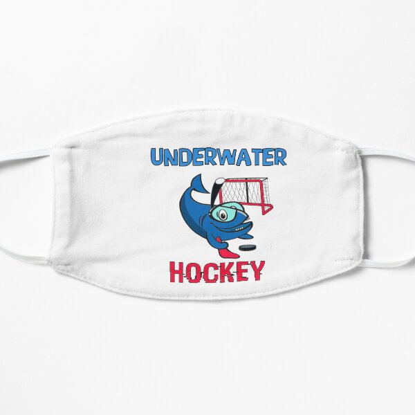 UNDERWATER Hockey, Funny Shark Flat Mask