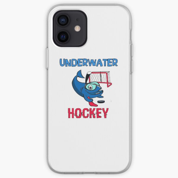 UNDERWATER Hockey, Funny Shark iPhone Soft Case