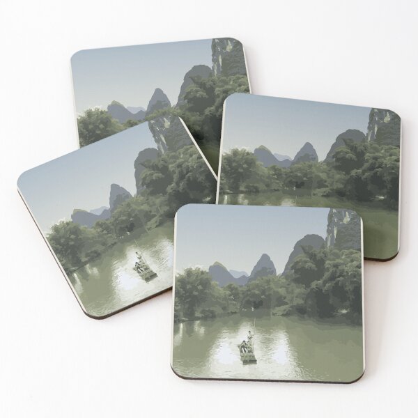 Item preview, Yangshuo Mountains designed and sold by Annabelle Jay.