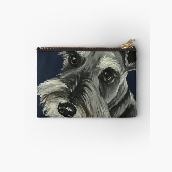 Item preview, Schnauzer dog art full face pets dogs cute sweet puppy designed and sold by Coolstuff4you71.