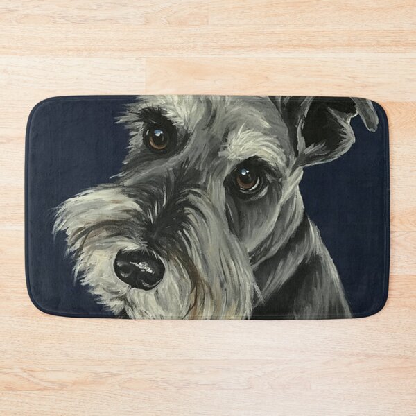 Item preview, Schnauzer dog art full face pets dogs cute sweet puppy designed and sold by Coolstuff4you71.