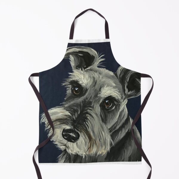 Item preview, Schnauzer dog art full face pets dogs cute sweet puppy designed and sold by Coolstuff4you71.