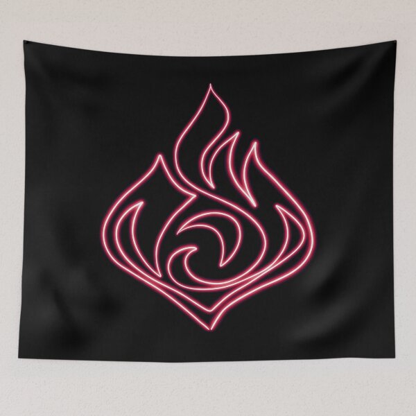 Item preview, Genshin Impact - Pyro Logo  designed and sold by twitchleah.
