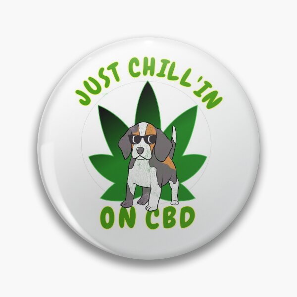 Artikelvorschau, CBD DOG BEAGLE CHILL'IN AUF CBD DOG LOVER DESIGN entworfen und verkauft von KatesFunnyArt.