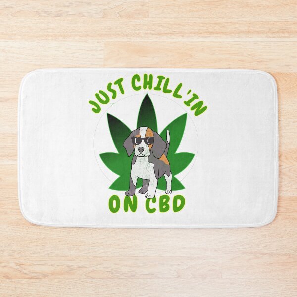 Artikelvorschau, CBD DOG BEAGLE CHILL'IN AUF CBD DOG LOVER DESIGN entworfen und verkauft von KatesFunnyArt.